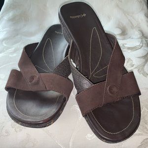 Columbia Sportswear wedge sandals 7